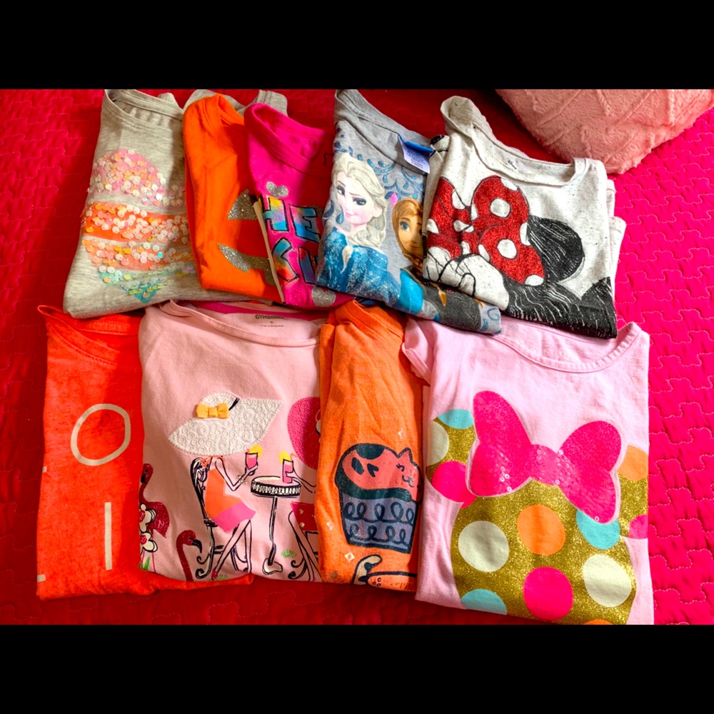 9 short sleeve tops different brands